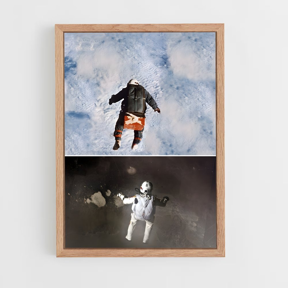 Poster Joe kittinger – affiche Parachutisme (vue 4)